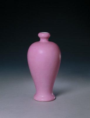 Pale pink glaze bottle-China Archive